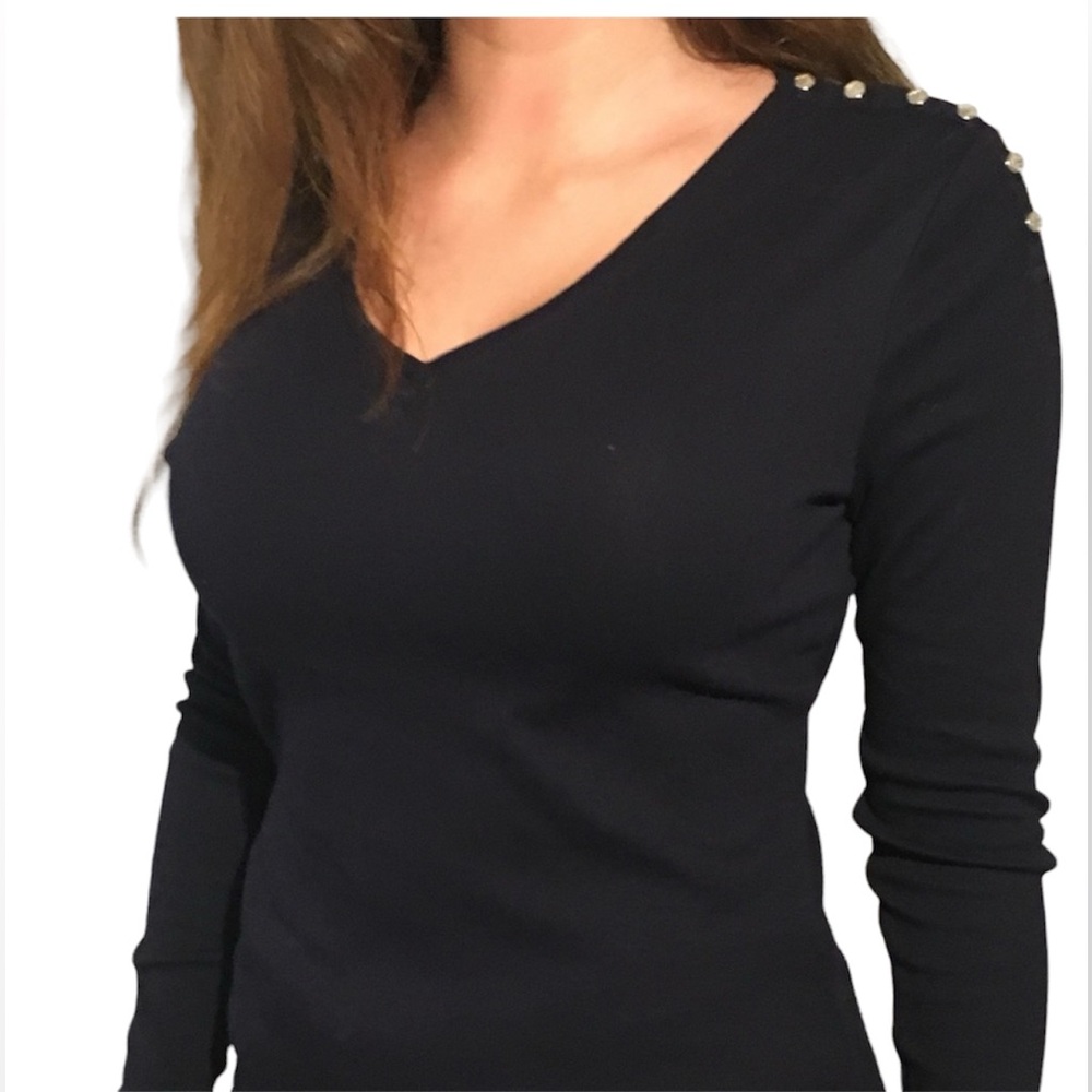 NWT vintage Ralph Lauren Women’s top size small / Med Dark navy blue
